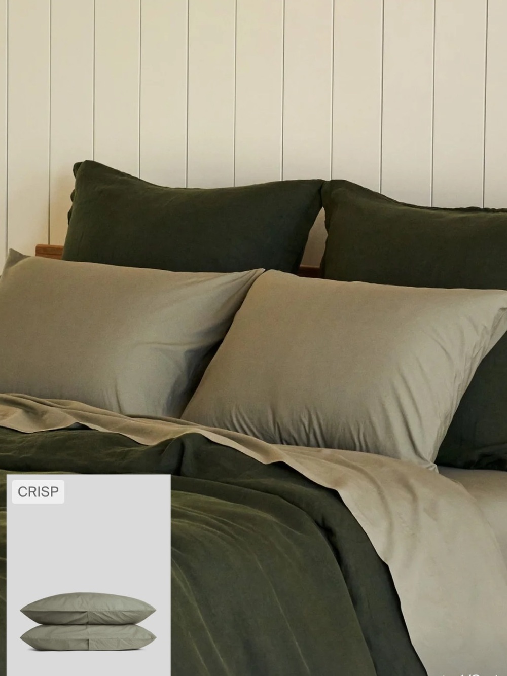 Parachute Home Percale Sham Set